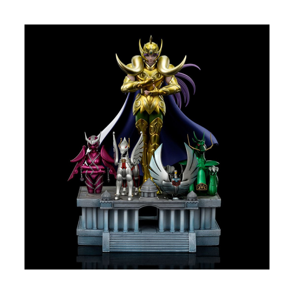 Iron Studios - Saint Seiya - Aries Mu Deluxe Art Scale 1/10 - Cavalieri dello zodiaco