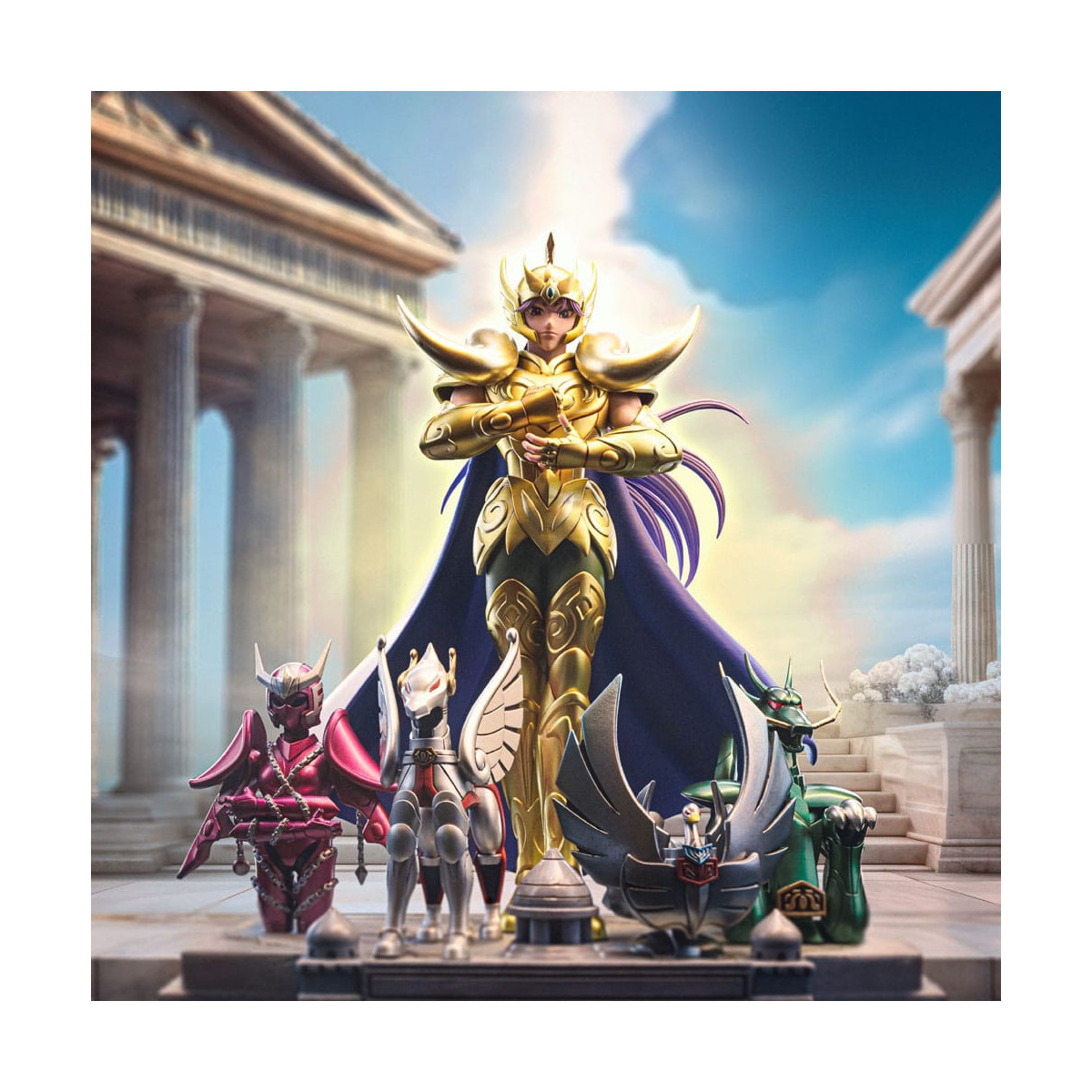 Iron Studios - Saint Seiya - Aries Mu Deluxe Art Scale 1/10 - Cavalieri dello zodiaco