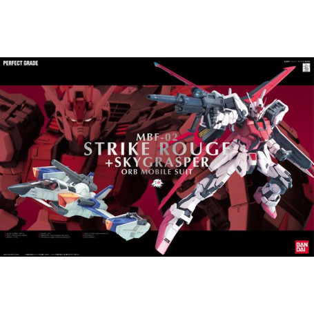 Bandai - Gunpla - Gundam 1/60 PG - MBF-02 RED STRIKE + SKY GRASPER - Mobile Suit Gundam SEED
