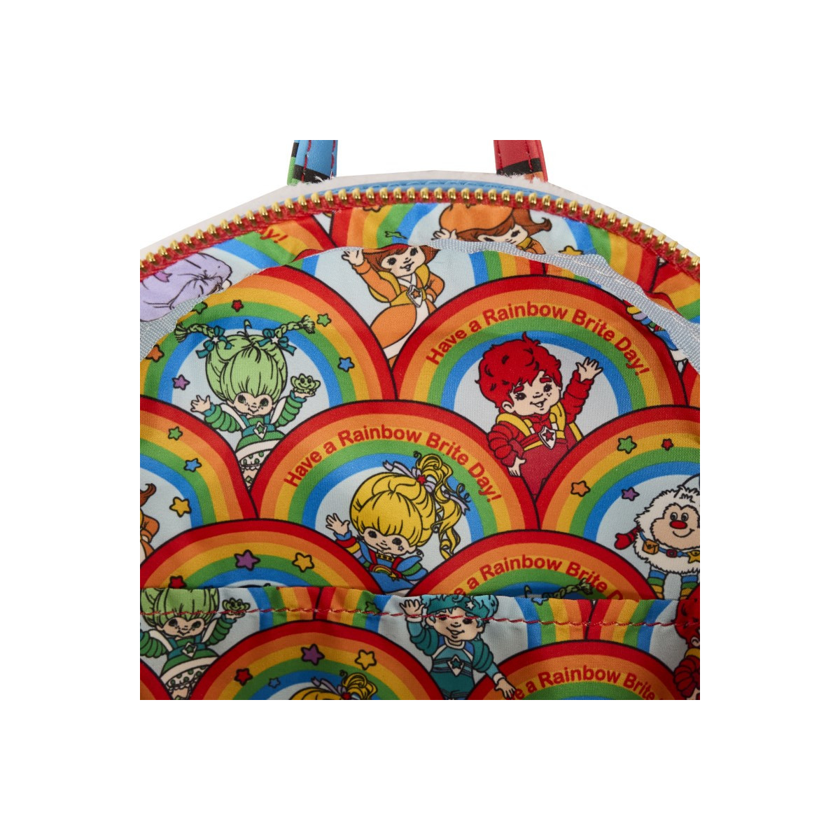 Loungefly Mini Zaino TWINK - Rainbow Brite - Biondina nella terra dell'arcobaleno