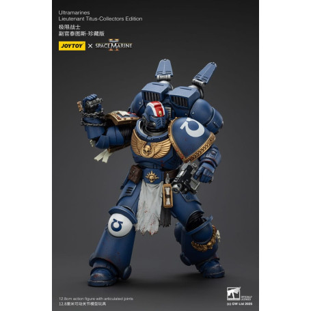 JoyToy - Space Marines II - Ultramarines Tenente Titus Edizione da collezione 1/18 - Warhammer 40000