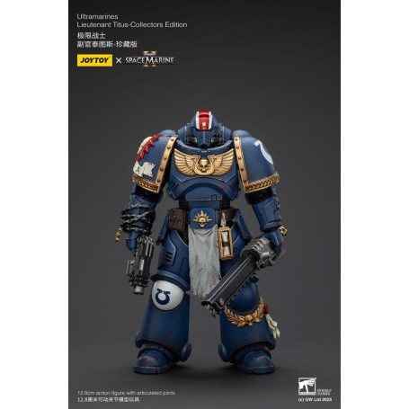 JoyToy - Space Marines II - Ultramarines Tenente Titus Edizione da collezione 1/18 - Warhammer 40000