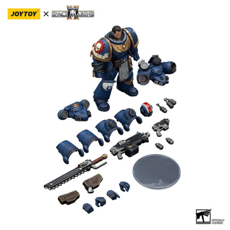 JoyToy - Space Marines II - Ultramarines Tenente Titus Edizione da collezione 1/18 - Warhammer 40000