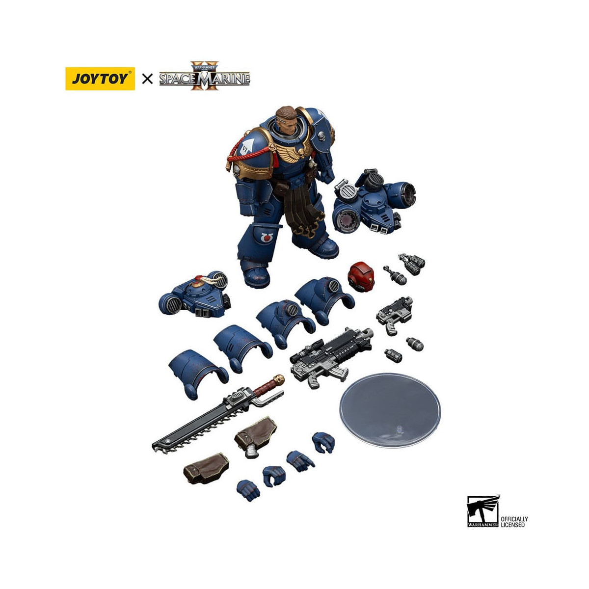 JoyToy - Space Marines II - Sergente Ultramarines Gadriel Edizione da Collezione 1/18 - Warhammer 40000