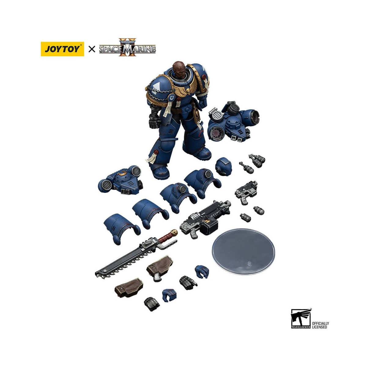 JoyToy - Space Marines II - Ultramarines Fratello Chairon Edizione da Collezione 1/18 - Warhammer 40000