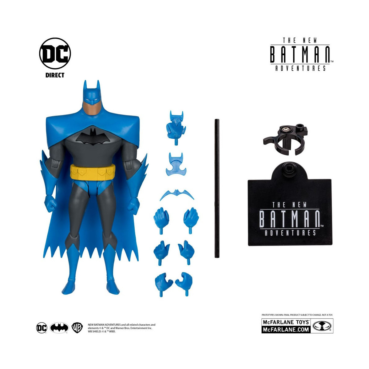 Mc Farlane - DC Direct Le nuove avventure di Batman Wave 4 - Serie di 3 figure
