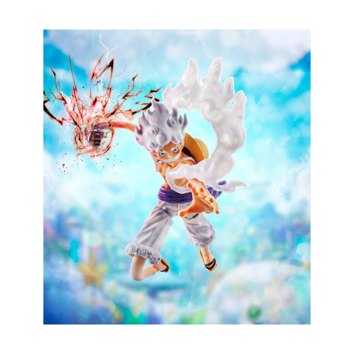 Tamashii Bandai One Piece - Monkey D. Luffy Gear 5 Future Island Egghead - S.H. Figuarts SHF
