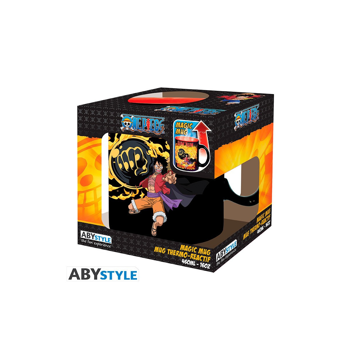ABYstyle - One Piece - Tazza termoreattiva da 460 ml - Luffy vs Kaido