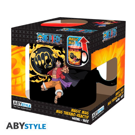 ABYstyle - One Piece - Tazza termoreattiva da 460 ml - Luffy vs Kaido