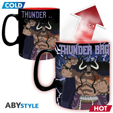 ABYstyle - One Piece - Tazza termoreattiva da 460 ml - Luffy vs Kaido