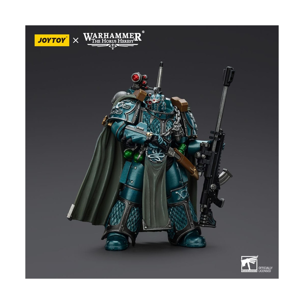 Joytoy - Warhammer - Alpha Legion - Exodus Colui che è molti con fucile di precisione e pugnale di potenza - L'eresia di Horus