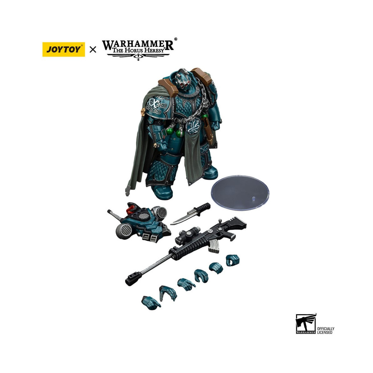 Joytoy - Warhammer - Alpha Legion - Exodus Colui che è molti con fucile di precisione e pugnale di potenza - L'eresia di Horus