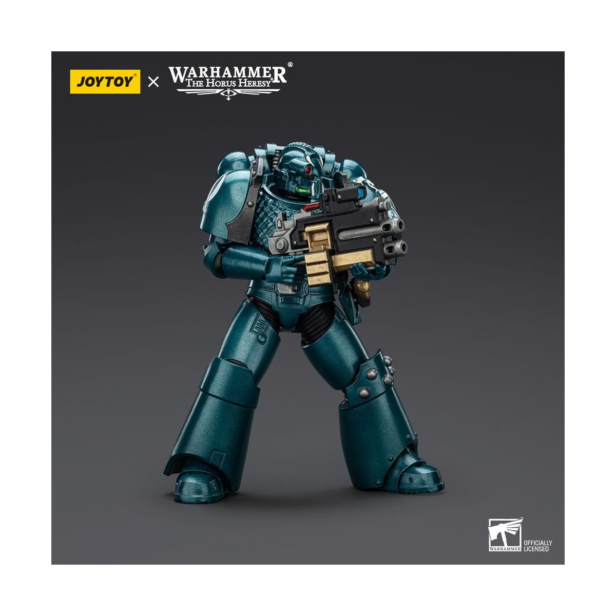 Joytoy - Warhammer - Legione Alfa - Cacciatore di teste con mitragliatrice Banestrike e pugnale di potenza - L'Eresia di Horus