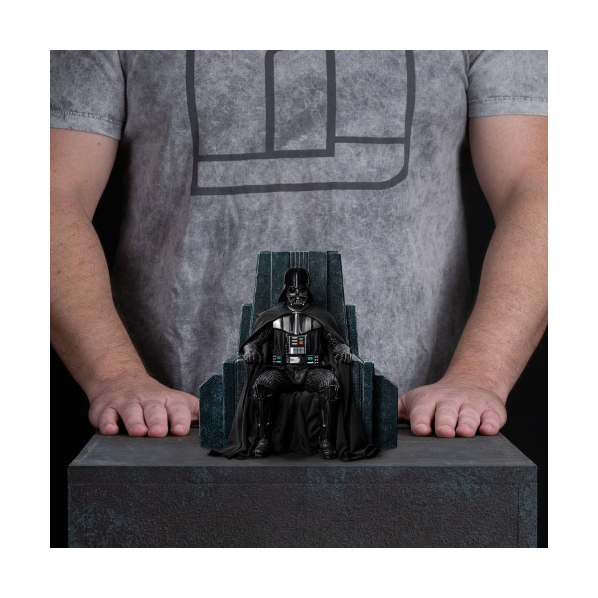 IRON STUDIOS - Darth Vader sul trono in scala 1/10 - Star Wars: Obi-Wan Kenobi