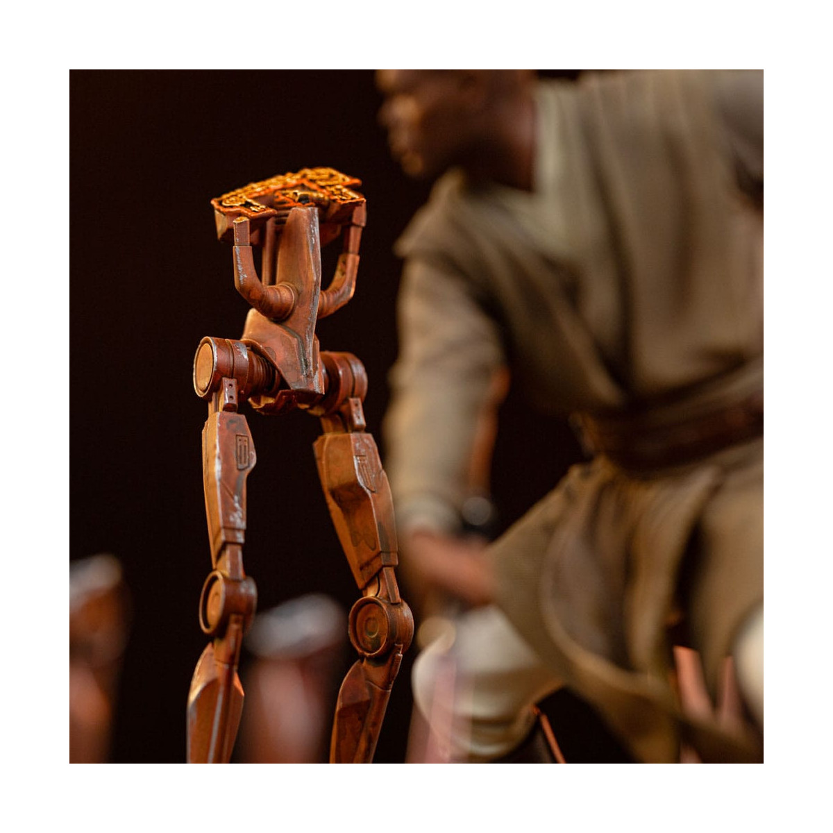 IRON STUDIOS - Mace Windu in scala artistica 1/10 - Star Wars: Attacco dei Cloni