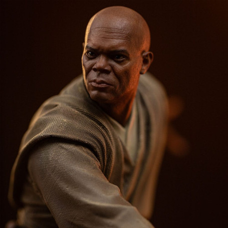 IRON STUDIOS - Mace Windu in scala artistica 1/10 - Star Wars: Attacco dei Cloni