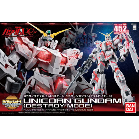 Bandai - Gunpla - 1/48 MEGA SIZE - RX-0 UNICORN GUNDAM (DESTROY MODE) - Mobile Suit Gundam Unicorn