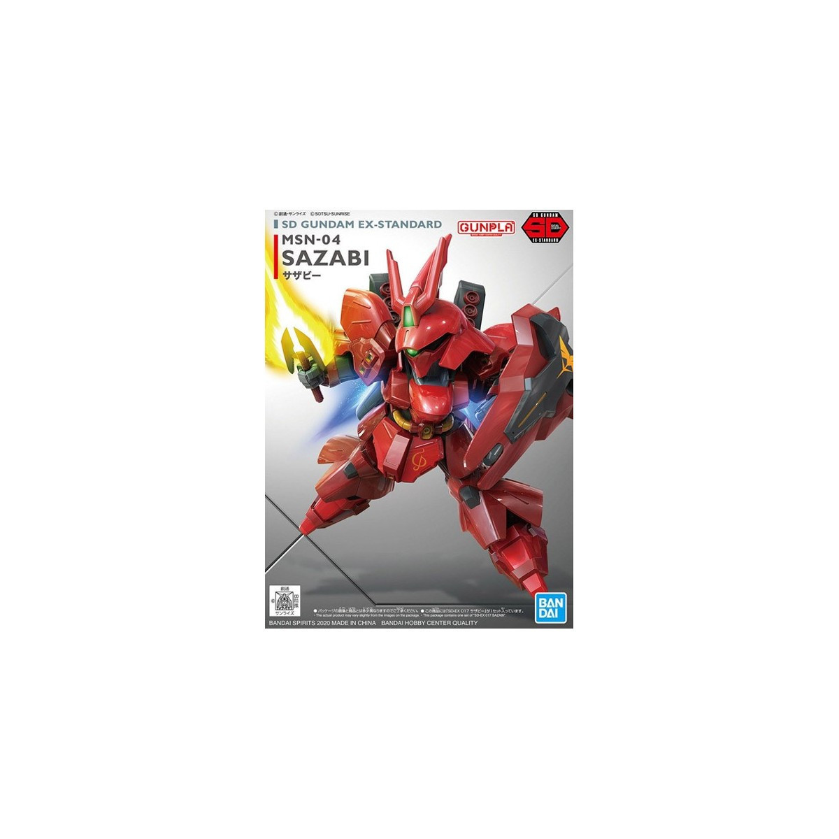 Bandai - Gunpla - SD Gundam Ex-Standard - MSN-04 SAZABI - Mobile Suit Gundam: Il contrattacco di Char