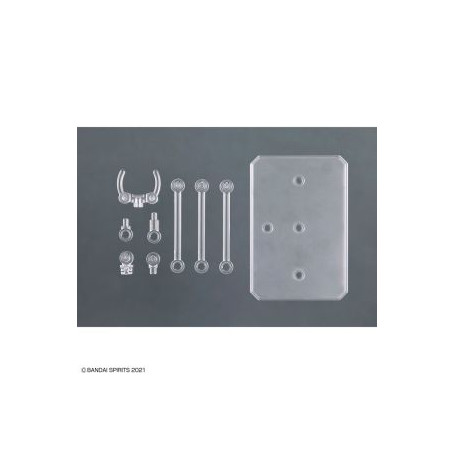 Bandai - Gunpla - Gundam Action Base 6 Clear (1/144) set di 2