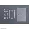 Bandai - Gunpla - Gundam Action Base 6 Clear (1/144) set di 2
