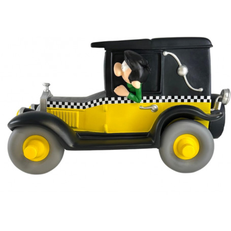 Plastoy Tirelire Gaston Lagaffe - Gaston Lagaffe e il suo Taxi Fiat 509
