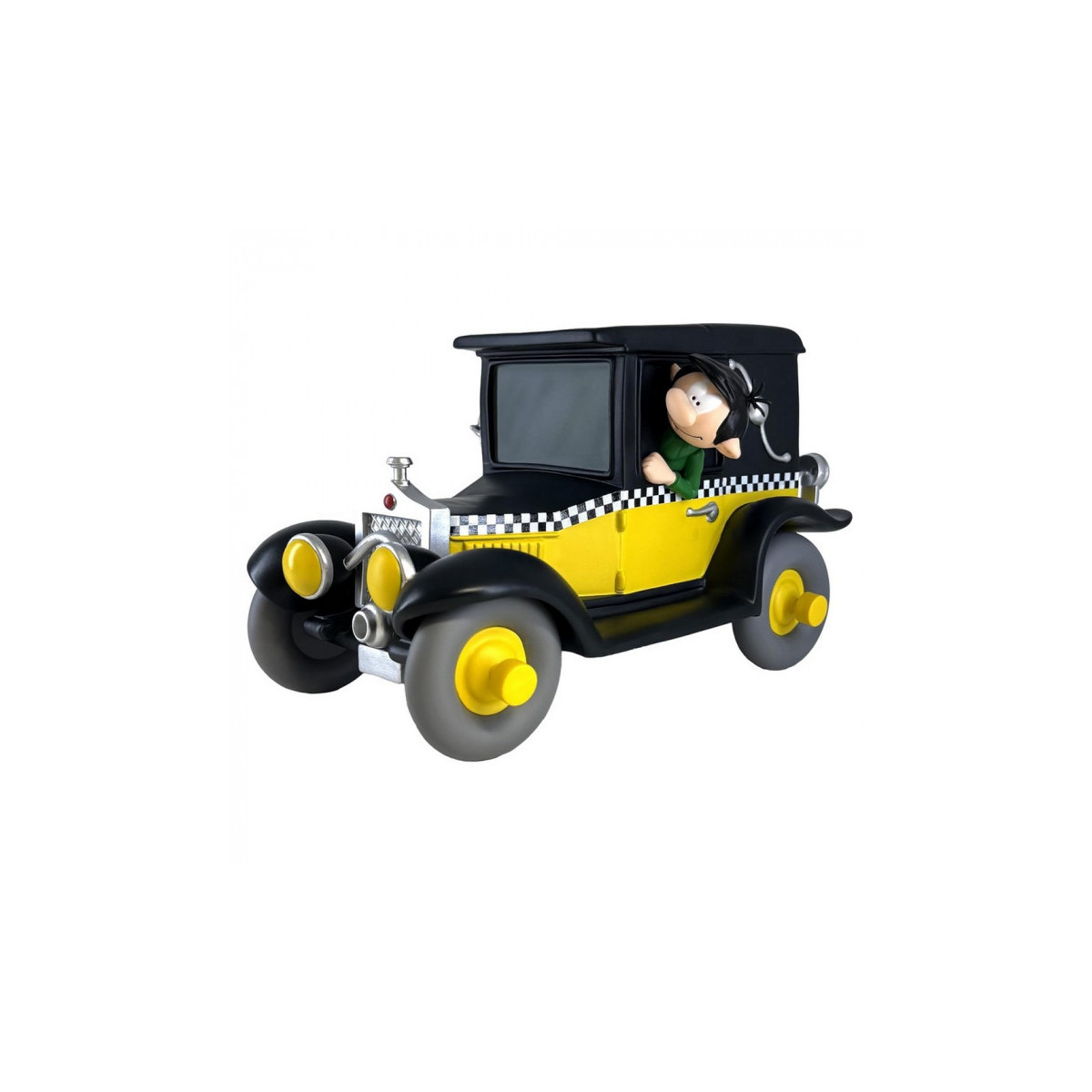 Plastoy Tirelire Gaston Lagaffe - Gaston Lagaffe e il suo Taxi Fiat 509