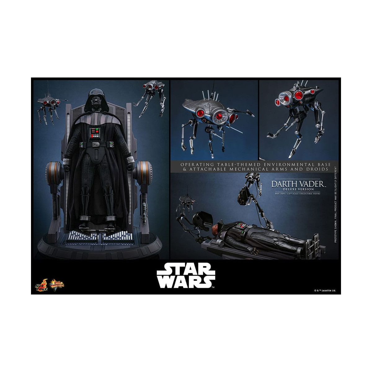 Hot toys Star Wars: Darth Vader Versione Deluxe MMS 1/6 - Episodio III: La vendetta dei Sith