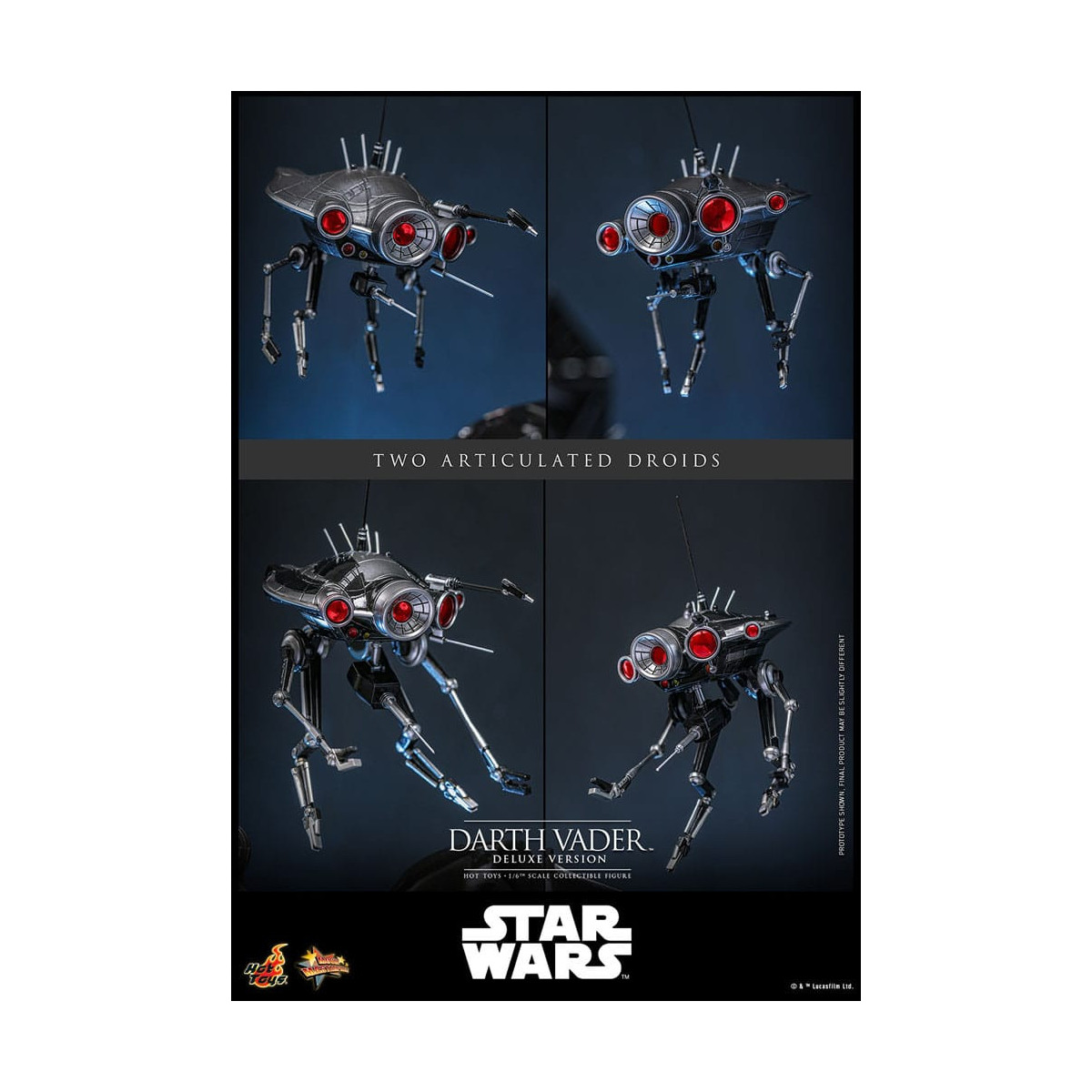 Hot toys Star Wars: Darth Vader Versione Deluxe MMS 1/6 - Episodio III: La vendetta dei Sith