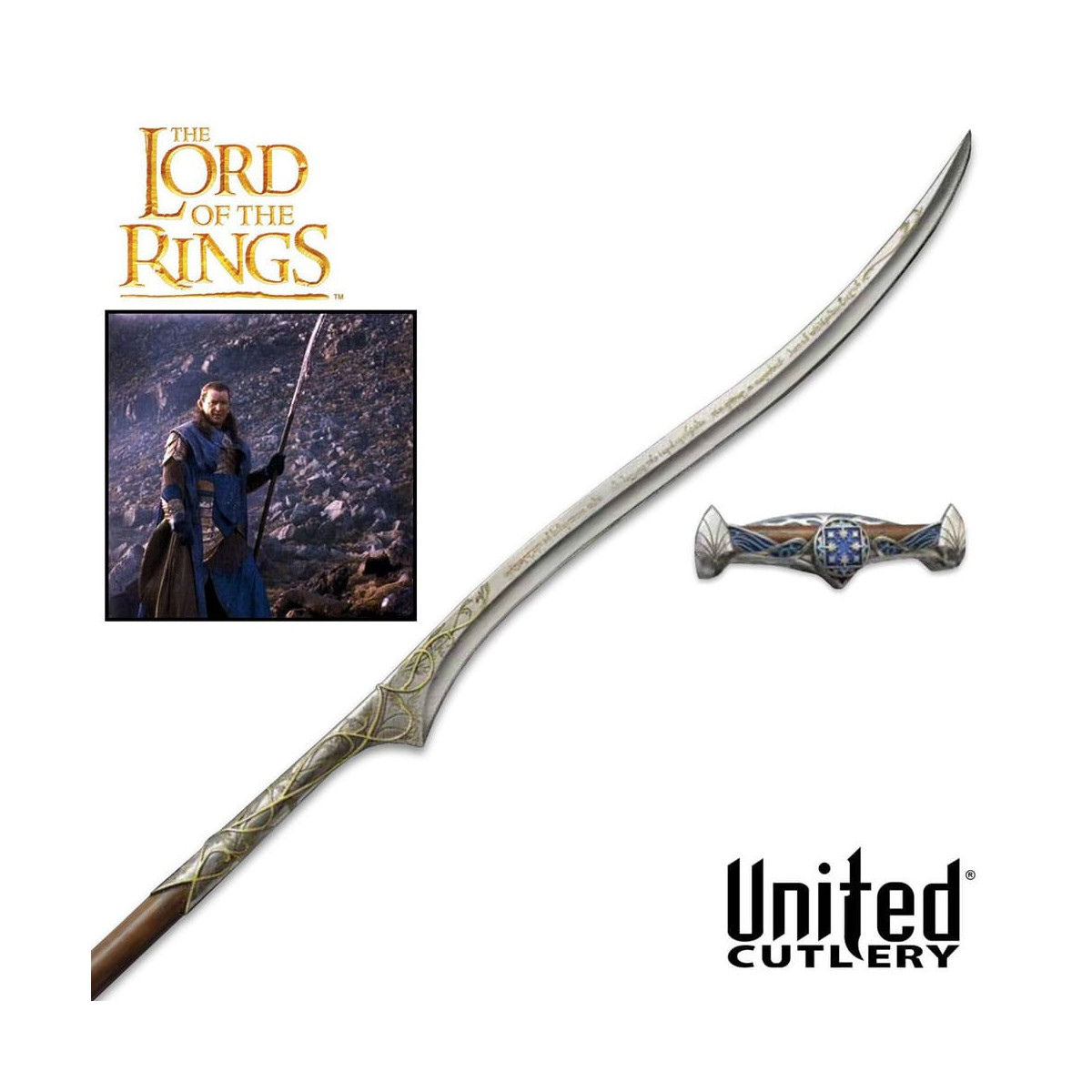 United Cutlery LOTR Aiglos Lance de Gil-Galad - Lancia di Gil-Galad - Il Signore degli Anelli