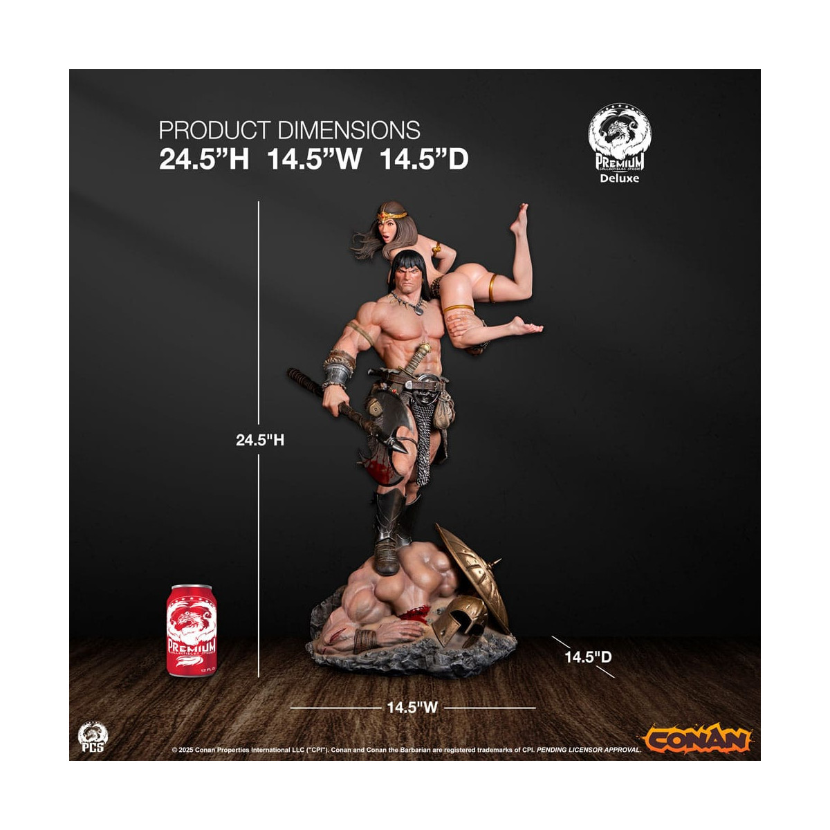 Premium Collectibles Studio PCS - Conan il Barbaro Edizione Deluxe 1/4