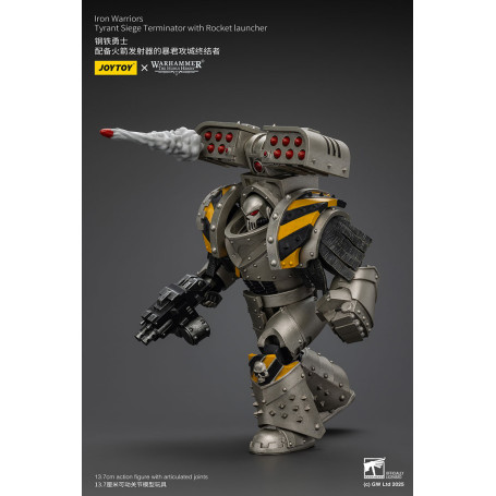 Joytoy - Warhammer - Iron Warriors Tyrant Siege Terminator Squad - Tyrant Siege Terminator con lanciarazzi
