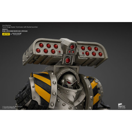 Joytoy - Warhammer - Iron Warriors Tyrant Siege Terminator Squad - Siege Master Terminator con lanciarazzi