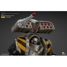 Joytoy - Warhammer - Iron Warriors Tyrant Siege Terminator Squad - Siege Master Terminator con lanciarazzi