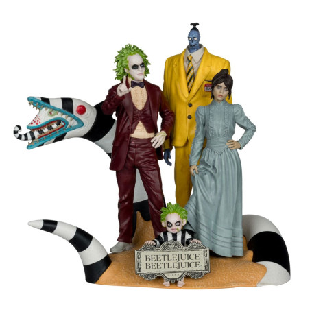Mc Farlane - Beetlejuice Beetlejuice - Diorama 4 personaggi - confezione da 4 Movie Maniacs