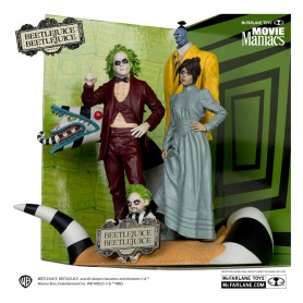 Mc Farlane - Beetlejuice Beetlejuice - Diorama 4 personaggi - confezione da 4 Movie Maniacs