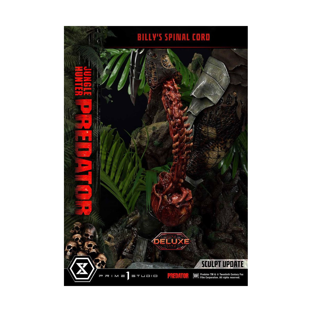 Prime 1 Studios - Museo Masterline 1/3 Jungle Hunter Predator Deluxe Versione Bonus