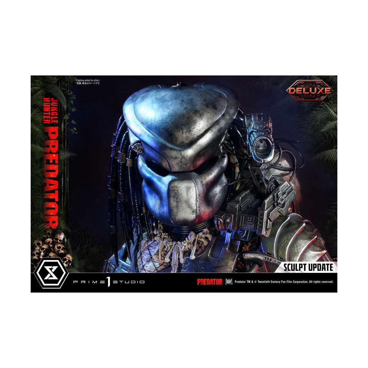 Prime 1 Studios - Museo Masterline 1/3 Jungle Hunter Predator Deluxe Versione Bonus