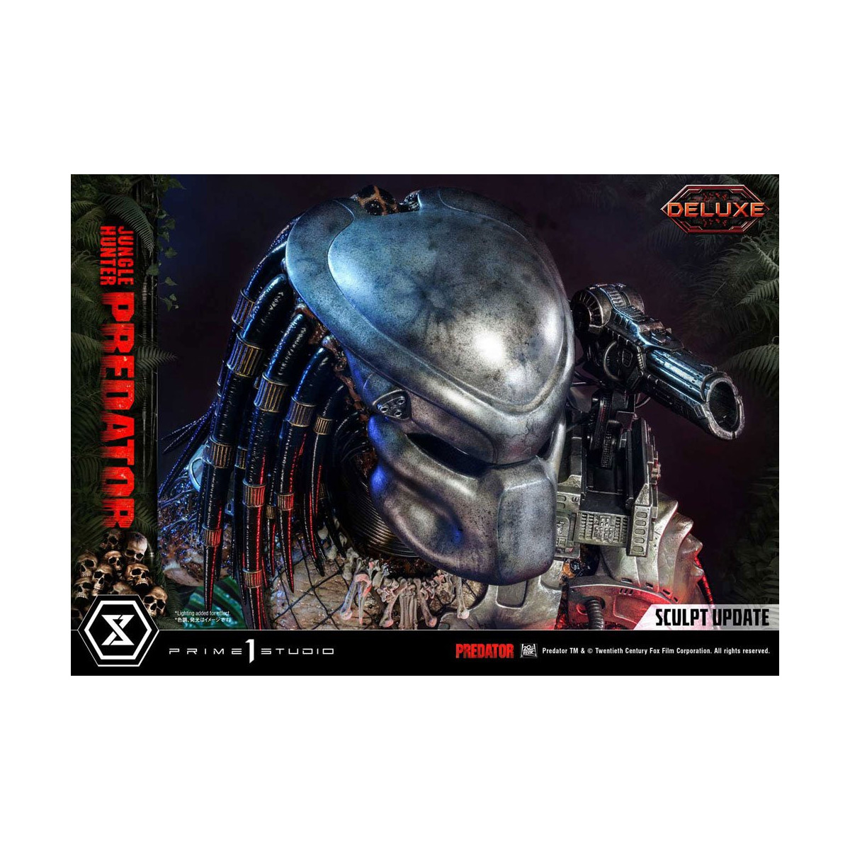 Prime 1 Studios - Museo Masterline 1/3 Jungle Hunter Predator Deluxe Versione Bonus