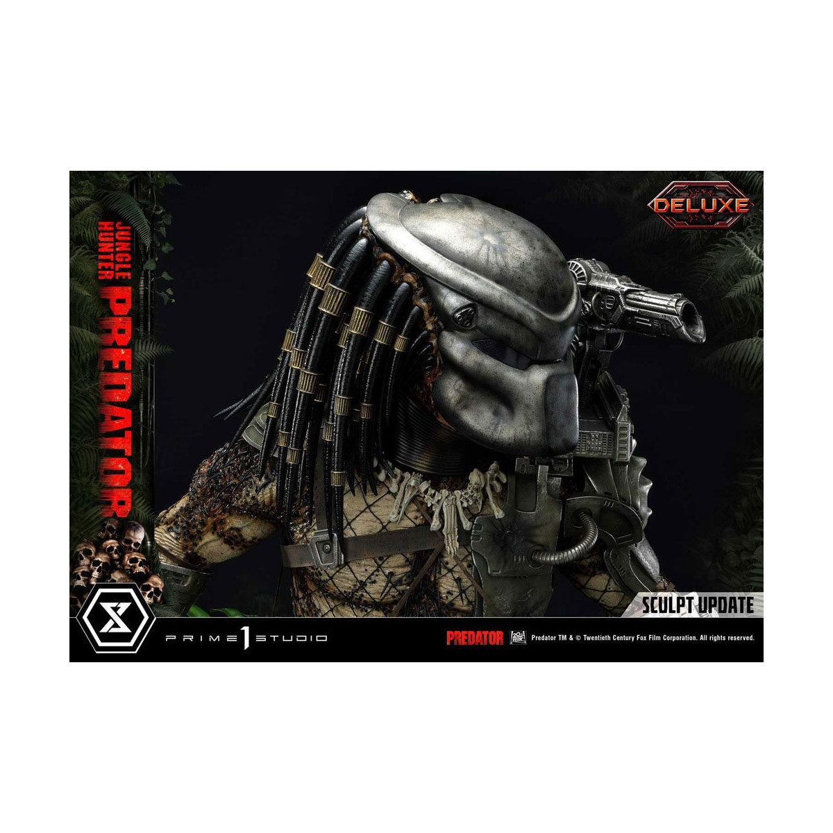 Prime 1 Studios - Museo Masterline 1/3 Jungle Hunter Predator Deluxe Versione Bonus