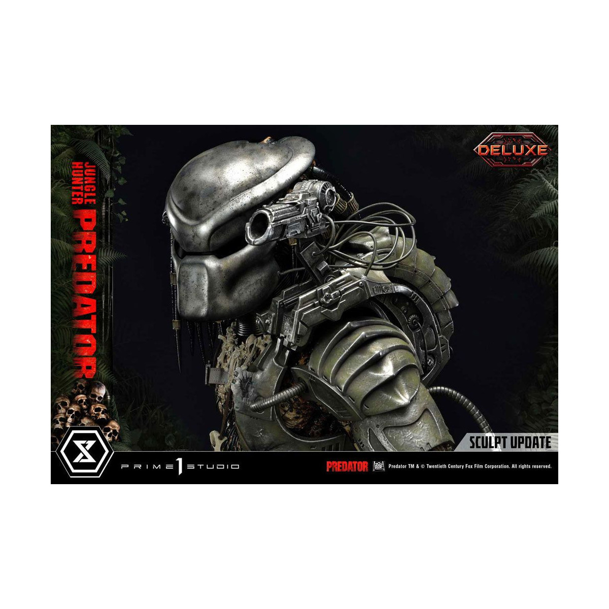 Prime 1 Studios - Museo Masterline 1/3 Jungle Hunter Predator Deluxe Versione Bonus