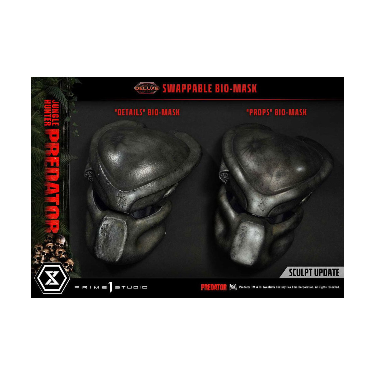 Prime 1 Studios - Museo Masterline 1/3 Jungle Hunter Predator Deluxe Versione Bonus