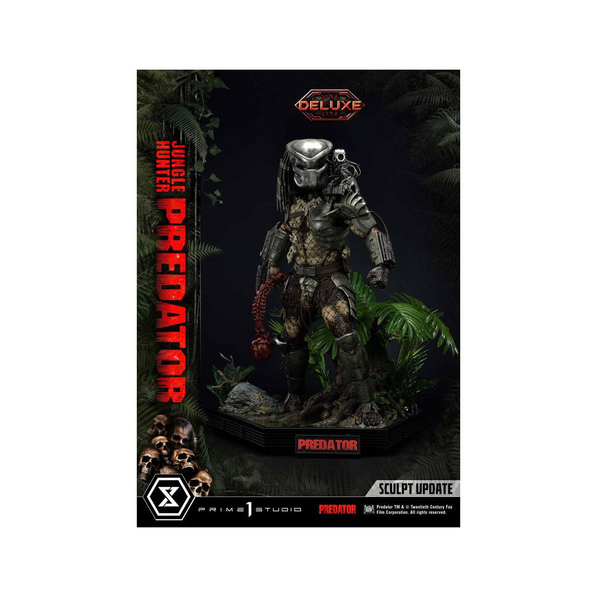 Prime 1 Studios - Museo Masterline 1/3 Jungle Hunter Predator Deluxe Versione Bonus