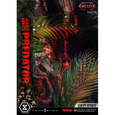 Prime 1 Studios - Museo Masterline 1/3 Jungle Hunter Predator Deluxe Versione Bonus