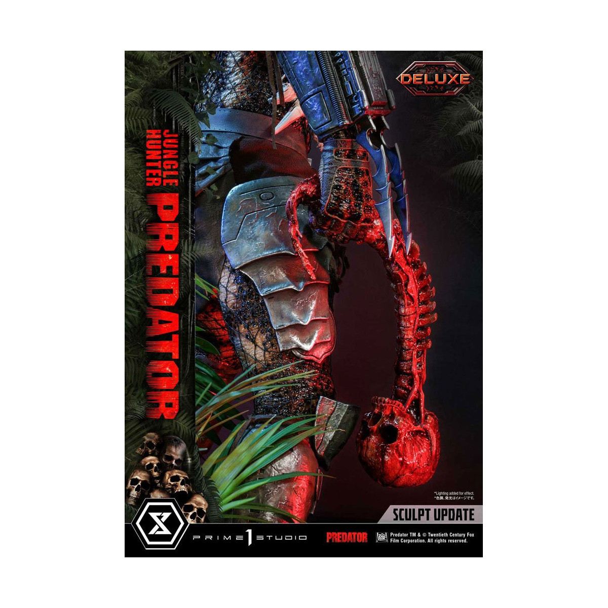Prime 1 Studios - Museo Masterline 1/3 Jungle Hunter Predator Deluxe Versione Bonus