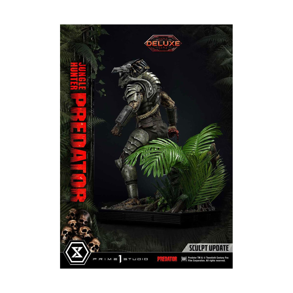 Prime 1 Studios - Museo Masterline 1/3 Jungle Hunter Predator Deluxe Versione Bonus