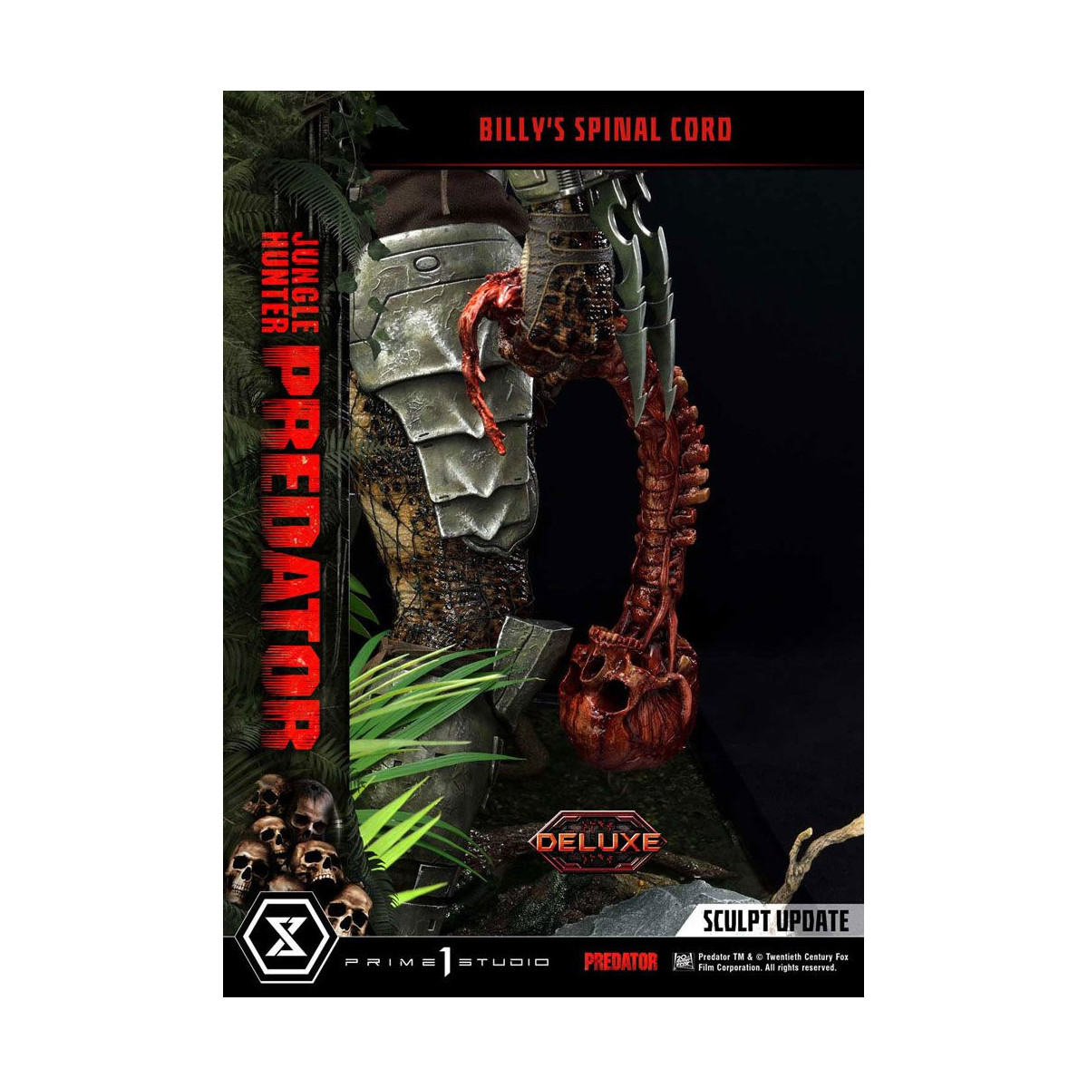 Prime 1 Studios - Museo Masterline 1/3 Jungle Hunter Predator Deluxe Versione Bonus