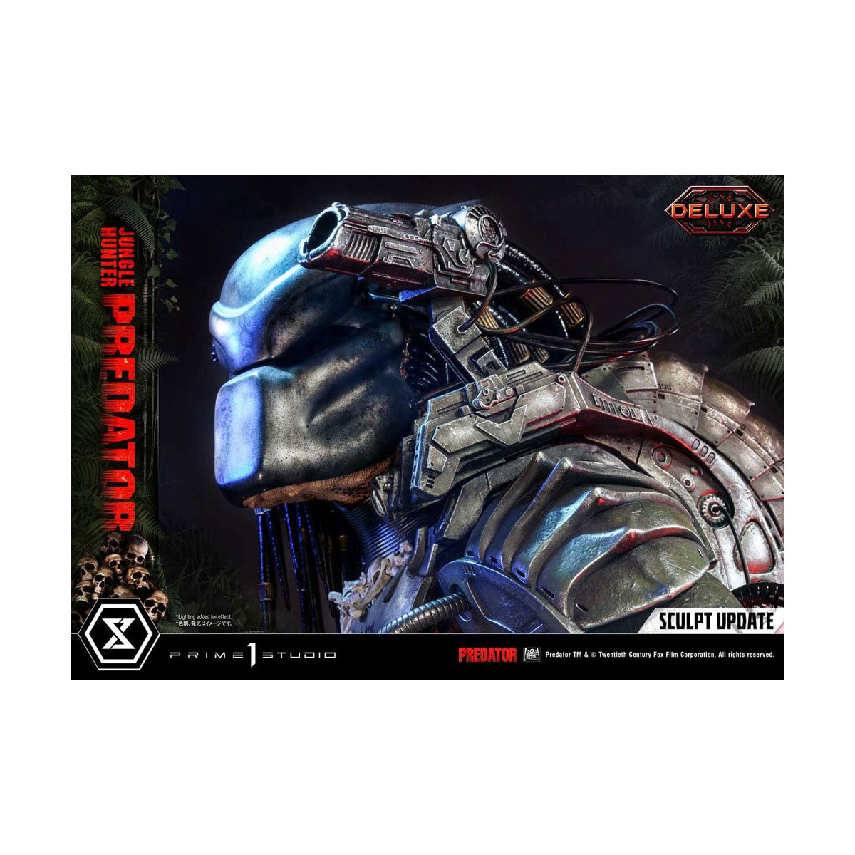 Prime 1 Studios - Museo Masterline 1/3 Jungle Hunter Predator Deluxe Versione Bonus