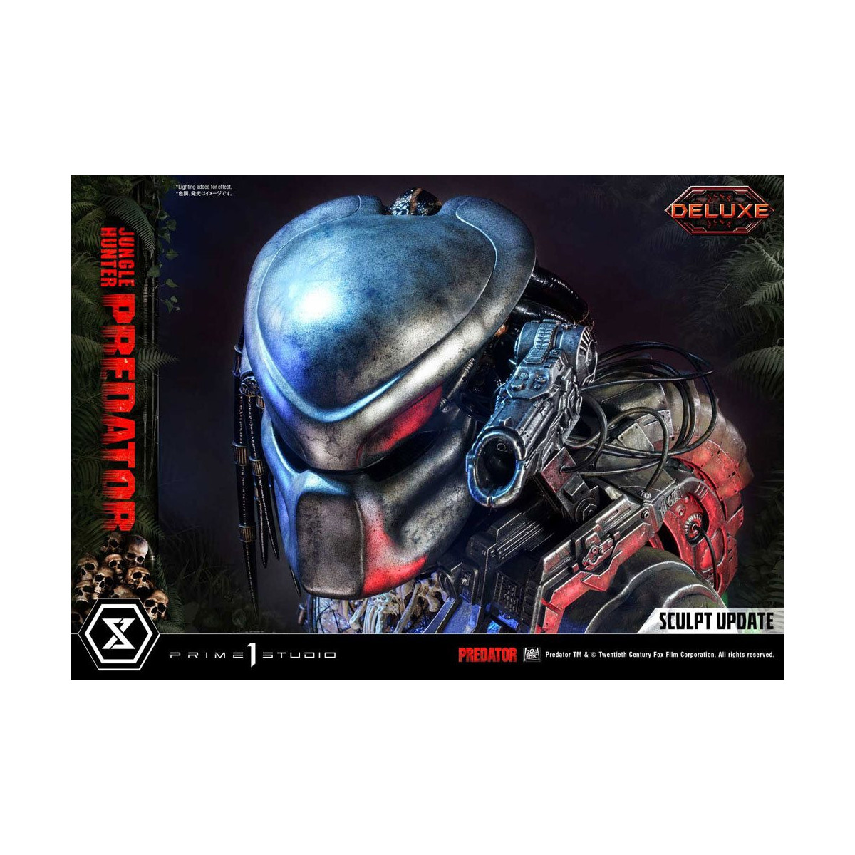 Prime 1 Studios - Museo Masterline 1/3 Jungle Hunter Predator Deluxe Versione Bonus