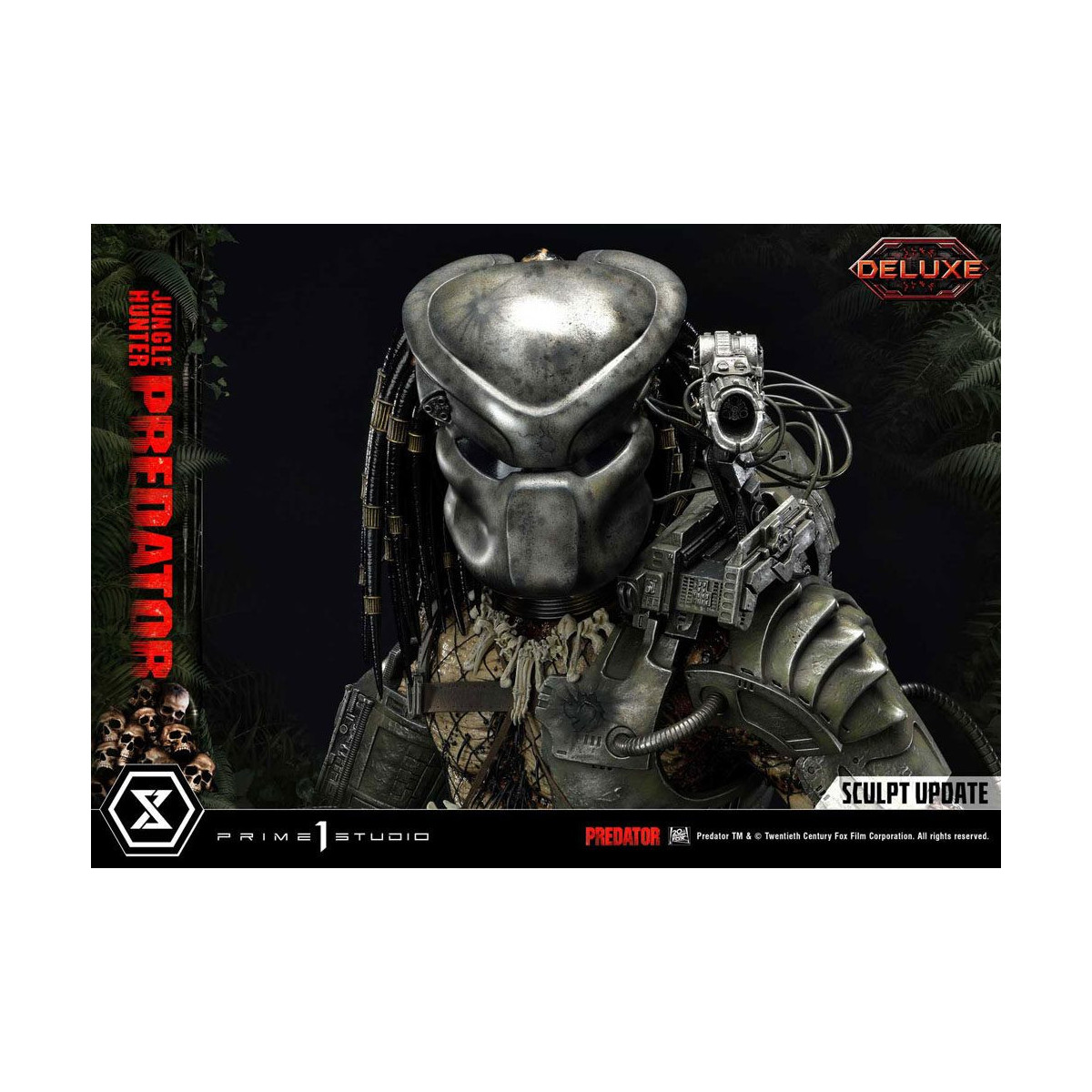 Prime 1 Studios - Museo Masterline 1/3 Jungle Hunter Predator Deluxe Versione Bonus