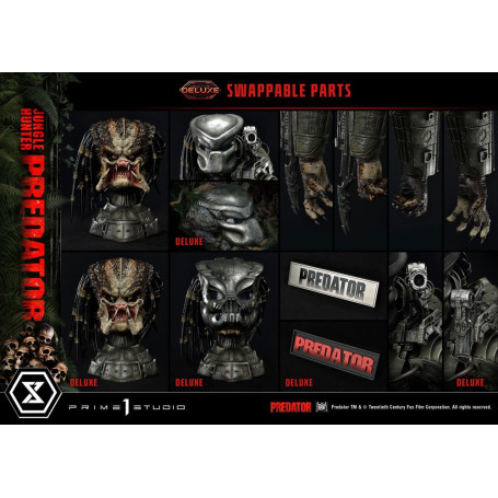 Prime 1 Studios - Museo Masterline 1/3 Jungle Hunter Predator Deluxe Versione Bonus